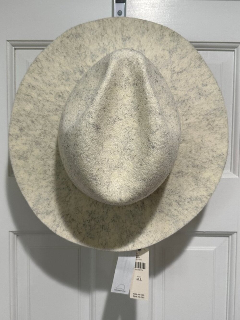 REINHARD PLANK WOOL FEDORA HAT GREY